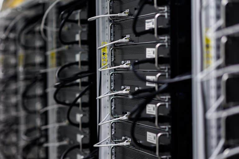 ASIC-Miner im Bitcoin Mining Standort Finnland