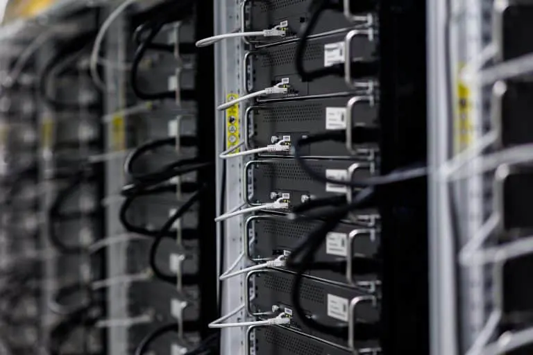 ASIC-Miner im Bitcoin Mining Standort Finnland