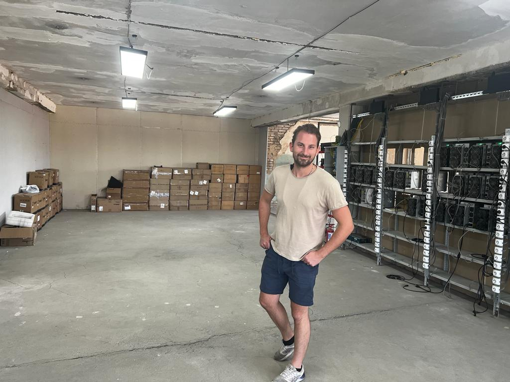 Mining Infrastruktur am Standort Georgien Tiflis